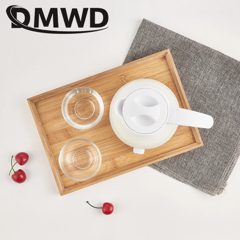 Preise DMWD Dual Spannung Thermische Isolierung Wasserkocher Silikon Faltbare Tragbare Reise Heißer Wasser Heizung Kessel Tee Kochendem Topf