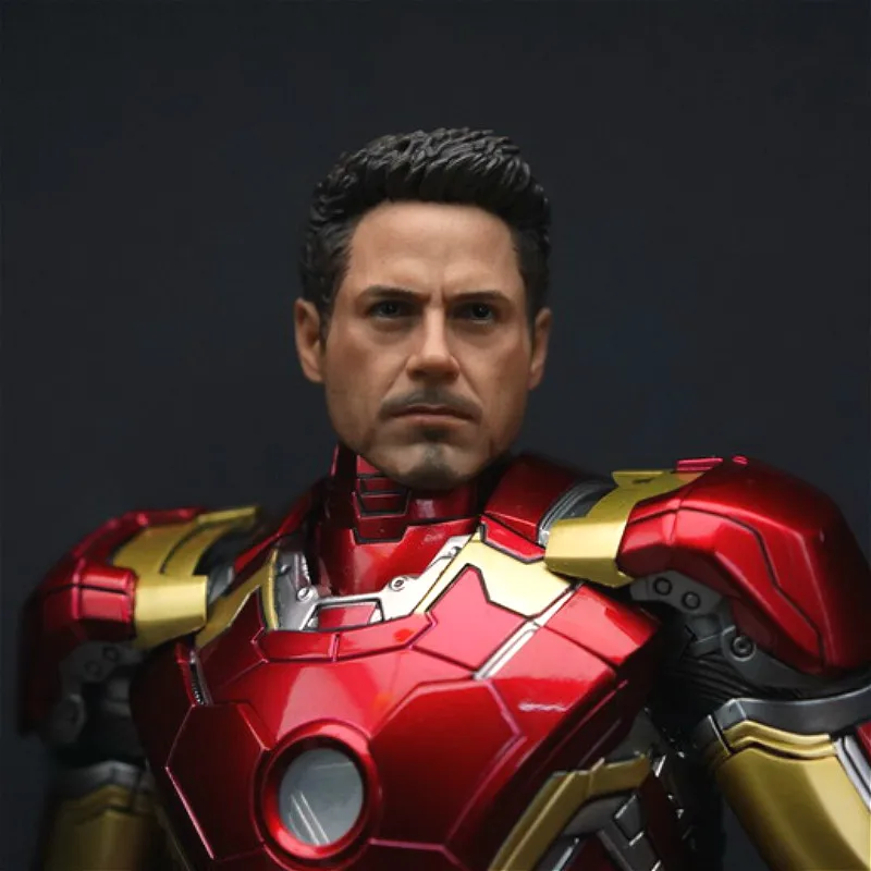 Тони мод. Голова тони старка. tony stark head 1/6.