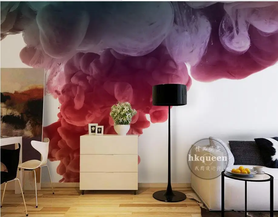 Menyesuaikan Foto Mural 3d Ruang Tamu Wallpaper Asap Tebal Cat Air Tebal Warna 3d Dinding Lukisan Dinding Wallpaper 3D Wallpaper Kuda HD|3d Horse Wallpaper|mural Wallpaper 3dhorses Wallpapers - AliExpress