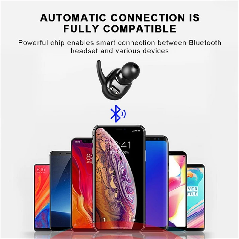 Водонепроницаемые спортивные беспроводные наушники TWS IPX5 Bluetooth V5.0