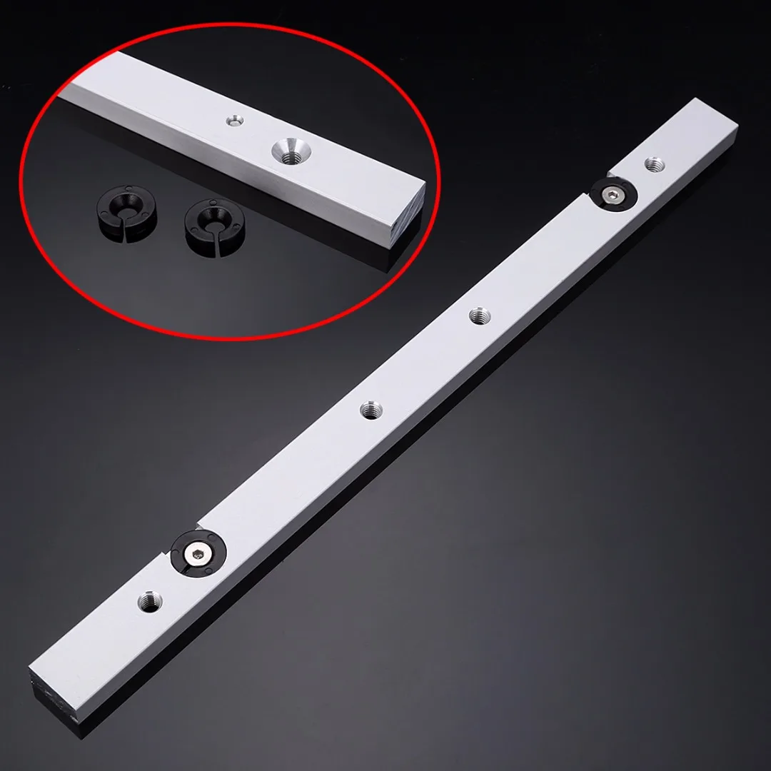 High Strength 300mm Aluminium Alloy Rail Miter Bar Slider Table Saw Gauge Rod Woodworking Tool
