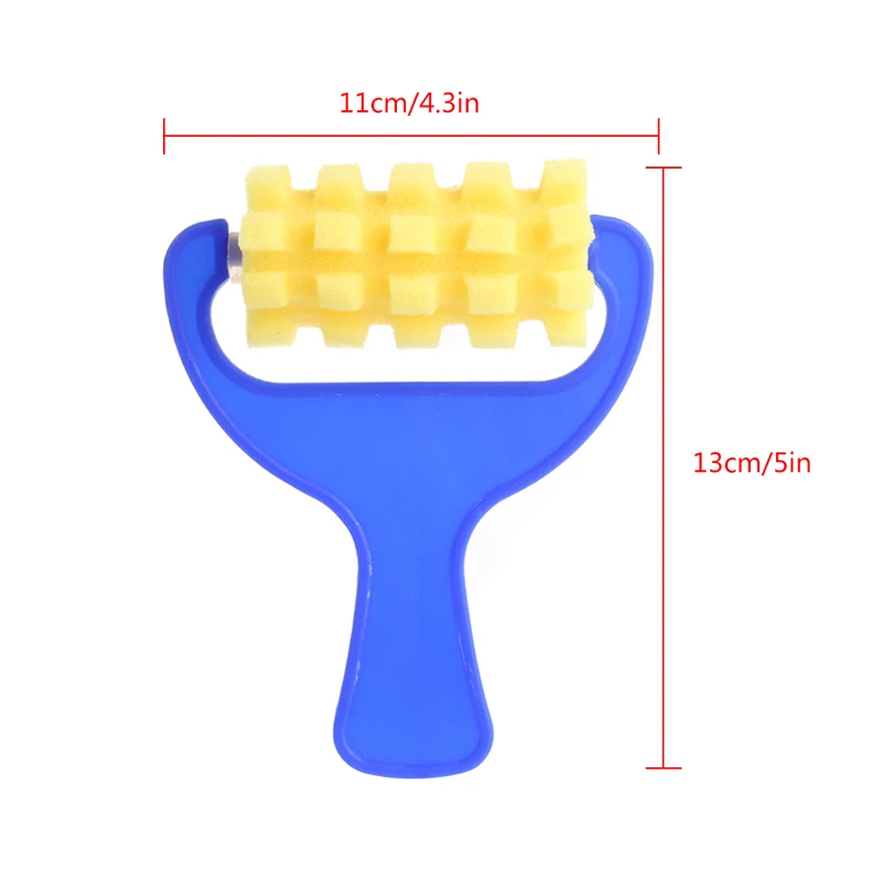 Губка-ролик для покраски DIY малыш ребенок краска ing инструмент игрушка дошкольного искусства деятельности 4 шт