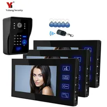 Yobang Security Freeship Video Intercom Ir Camera With Code Keypad Video Doorphone Support Remote Control RFID Keypad Unlock