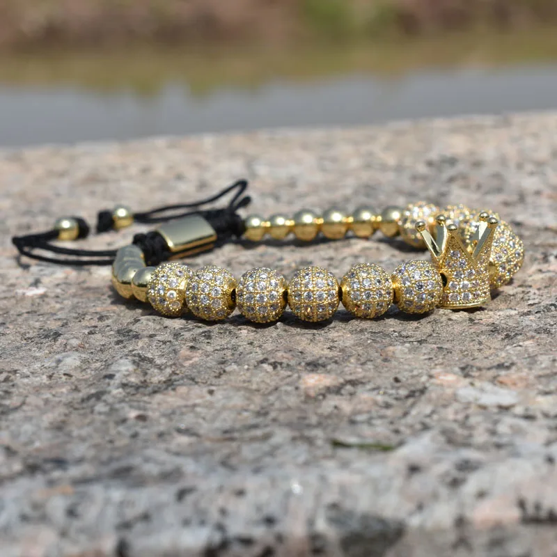 Nine forever jewelry crown charms Bracelet couple Bracelets for men women pulseira masculina pulseira feminina bileklik Nine forever jewelry crown charms Bracelet couple Bracelets for men women pulseira masculina pulseira feminina bileklik