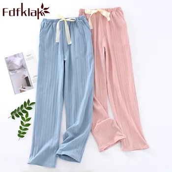 

Spring Summer Pyjama Pants Home Women's Cotton Sleepwear Women Lounge Wear Pajama Pants Bottom Wear Sleeping Trousers Fdfklak