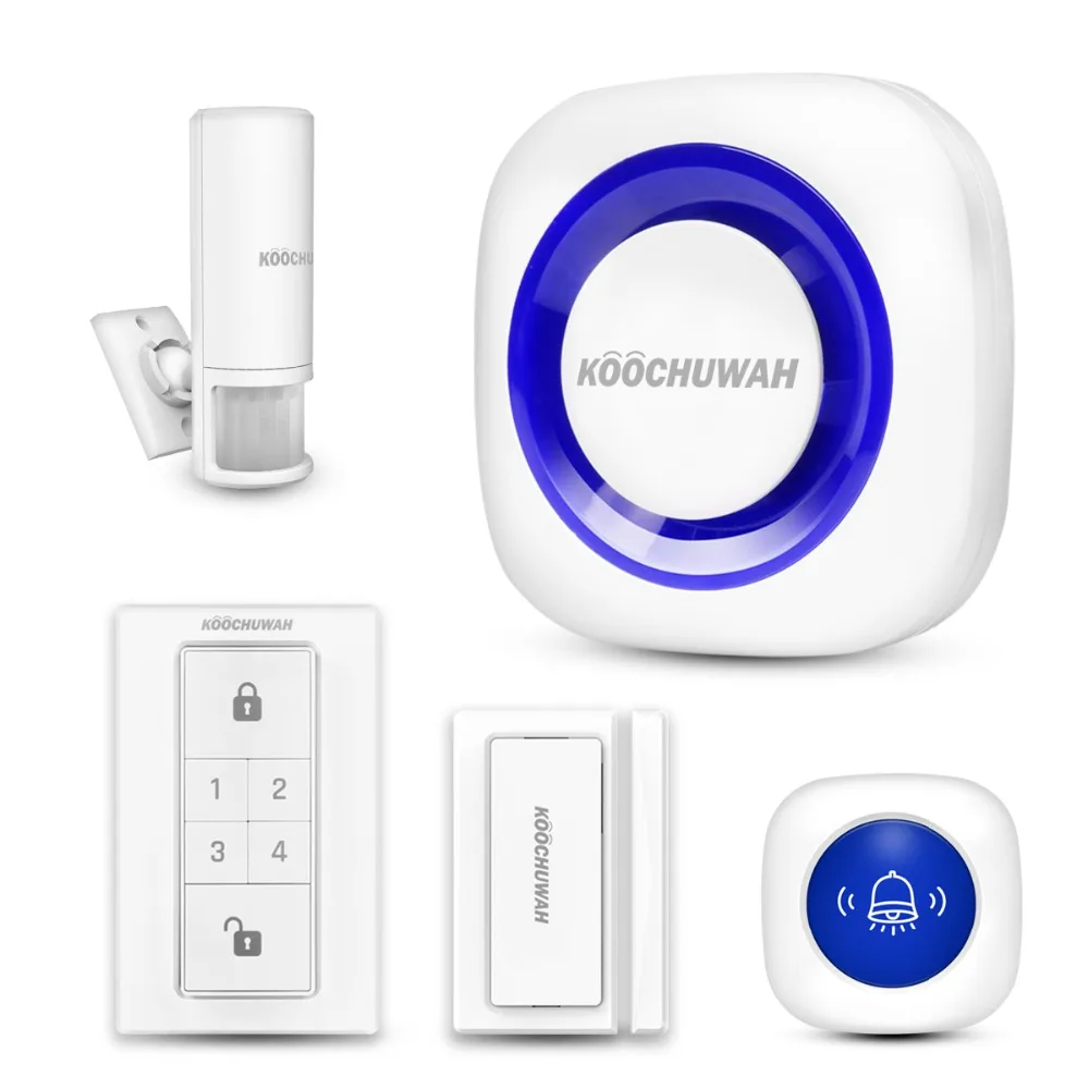 KOOCHUWAH 868 МГц домашняя сигнализация датчик движения Беспроводная охранная Keyborad
