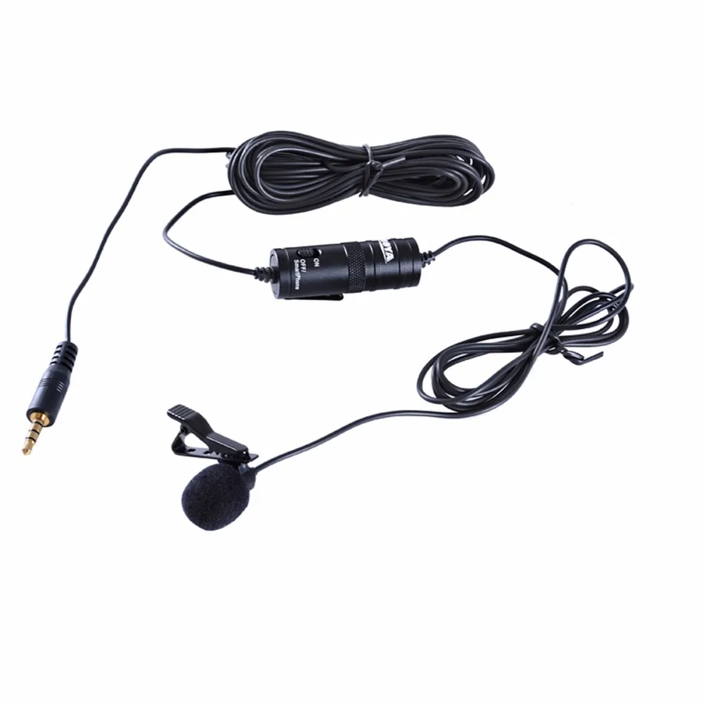 

BOYA BY-M1 Lavalier Omnidirectional Condenser Microphone for Canon for Nikon for Sony,for iPhone 6 Plus DSLR cameras