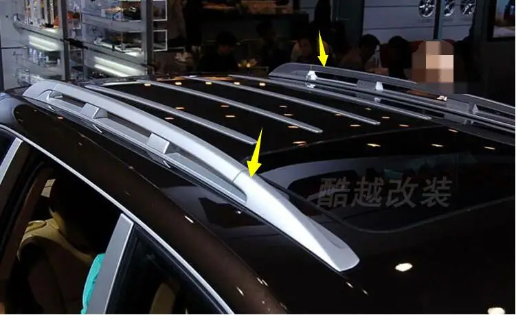

car-styling case For VW old TOUAREG 2003-2007/2008/2009/2010 model roof rail/ roof rack/roof bar,superior aluminium alloy