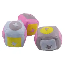 LanLan мультфильм кубической формы жевательные плюшевые игрушки для домашних животных собака Smelling обучение