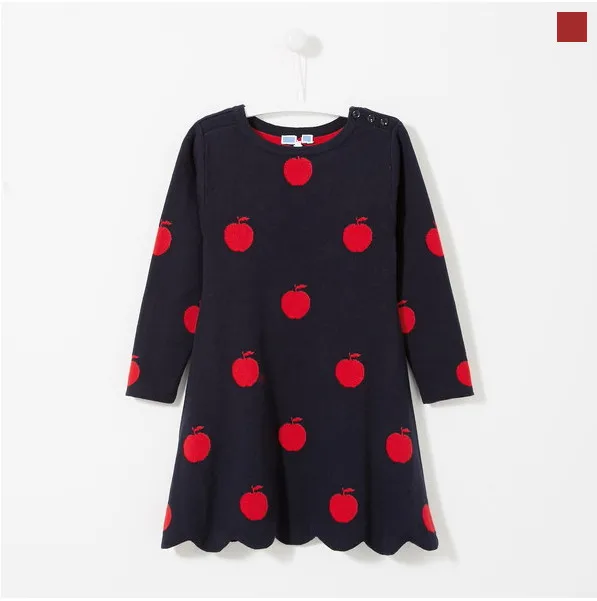 

J Brands Baby Girls Sweaters Winter 2017 New Girl Long Sleeve Knitted Clothes Kids Autumn Cartoon full Sweater dress For Girls