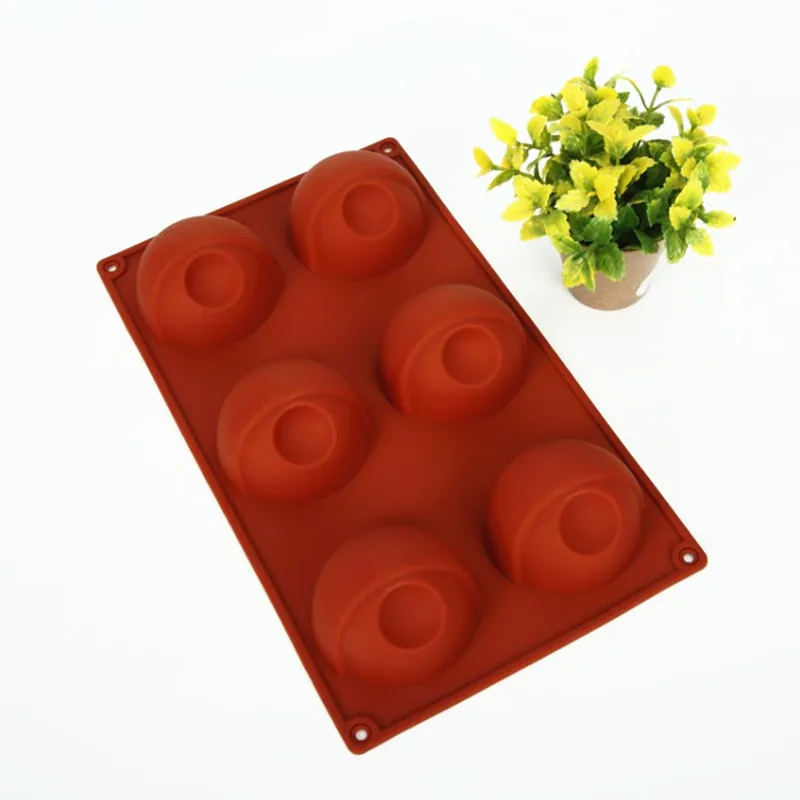 29x17x3.5cm 6 Grid Shape Silicone Mold Baking Pastry Bake ware DIY Cake Cookie Waffle Mousse Desert Mould Pan For Children | Дом и сад