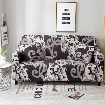 

Elastic Sofa Cover Universal Living Room Corner Slipcover Spandex Stretch Case 2 and 3 Seat Armchair Lounge Printed Couch Cover