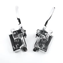 1 пара серебряный тормозной цилиндр рычаг сцепления для Suzuki Intruder 800 1400