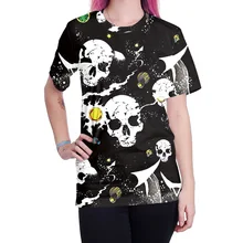 Новое поступление, свободная быстросохнущая дышащая спортивная футболка с защитой от пота, с 3D принтом, для фитнеса, бега, женская футболка