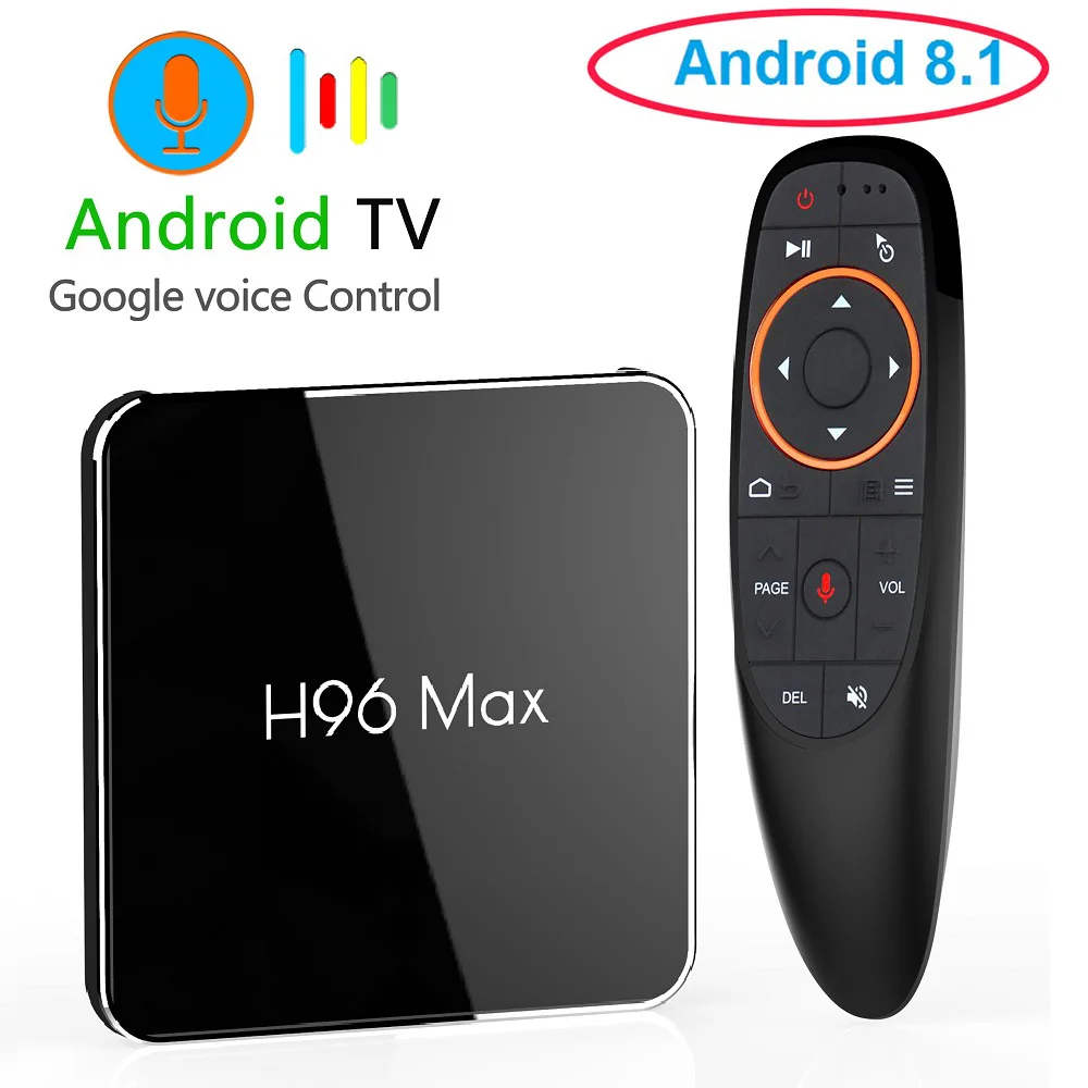 

Android 8.1 Smart TV Box H96 MAX X2 4GB RAM 32GB/64GB Amlogic S905X2 Support 4K 60fps Google Play Store Youtube PK X96 T9 H96max