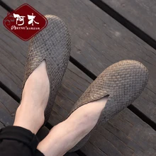 Artmu/оригинальные винтажные слипоны на плоской подошве; кожаная обувь ручной работы; mocasin sapatos mujer; женская обувь; подарок на мягкой подошве