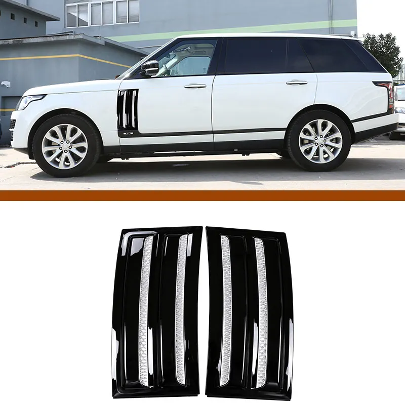 Для Land Rover Range Vogue SVO 2014-2018 ABS глянцевый черный хромированный комплект