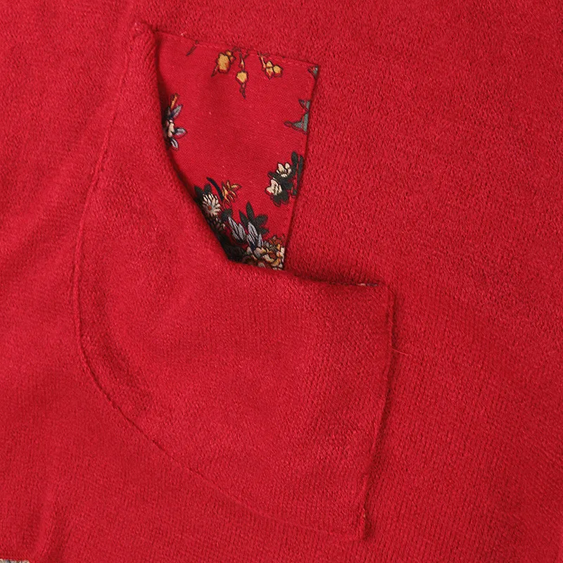 ZANZEA размера плюс зимнее платье женское винтажное платье с цветочным принтом осеннее повседневное свободное мини платье с карманами и длинным рукавом 4XL