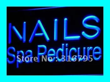 

i357 Nails Spa Pedicure Beauty Salon LED Neon Light Sign On/Off Switch 20+ Colors 5 Sizes