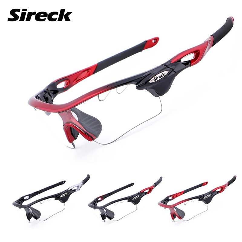 Sireck Photochromic Cycling Glasses UV400 Polarized Sport Cycling Sunglasses 2 Lens Bike Glasses Bicycle Eyewear Gafas Ciclismo Sireck Photochromic Cycling Glasses UV400 Polarized Sport Cycling Sunglasses 2 Lens Bike Glasses Bicycle Eyewear Gafas Ciclismo