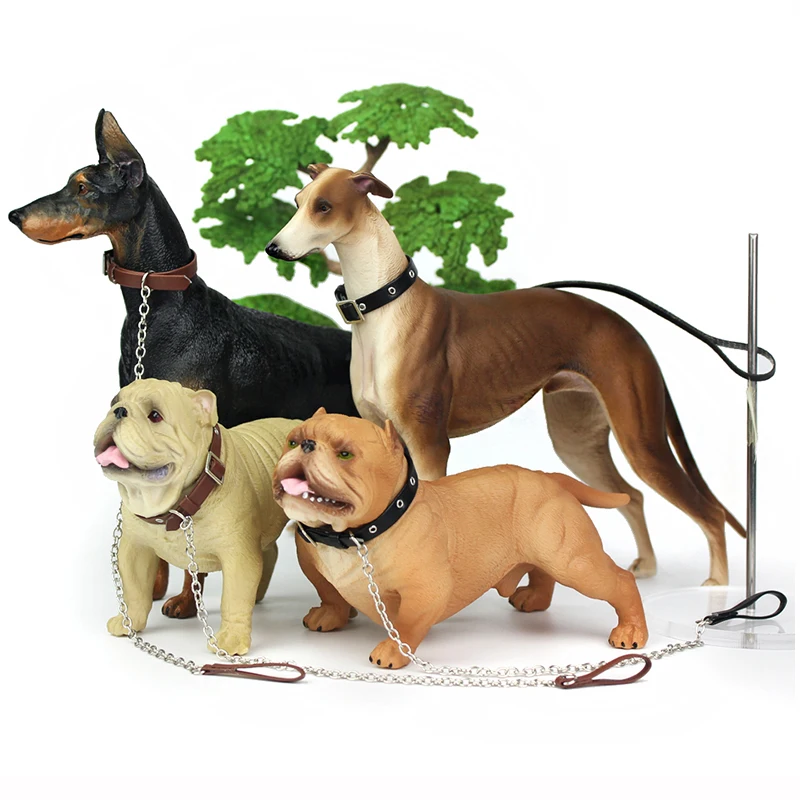 Wiben горячие игрушки бульдог собака Greyhound имитация Dobermann модель животного