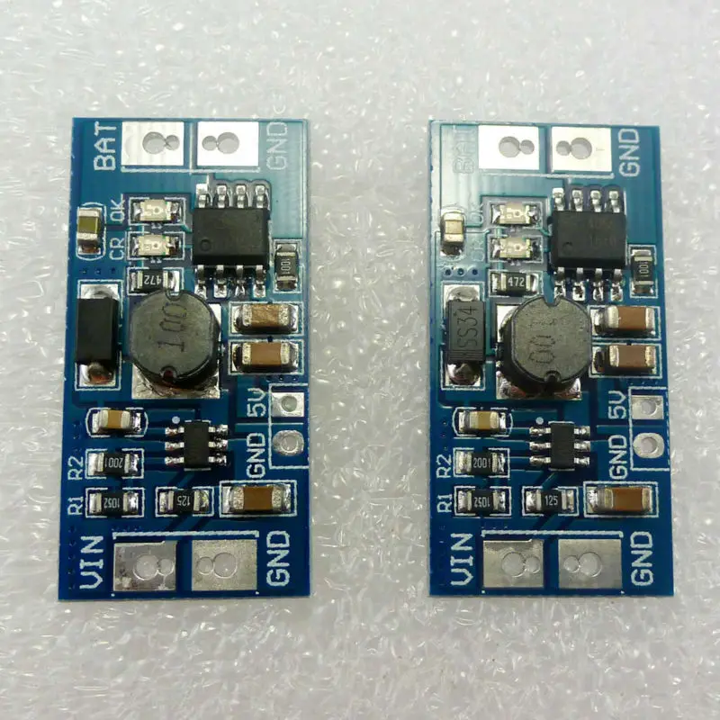 2pcs 9V 12V 15V 24V Buck Charger 1A 4.2V Module with 6.5V 40V to 5V DC