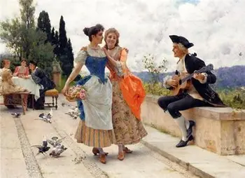 

DIY Needlework Kits Printed Pattern 100% Pure Cotton R Thread Cross Stitch Sets Romantic Love Song