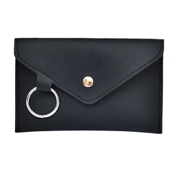 

Fashion Ladies Waist Bag Ring Synthetic Leather Solid Hasp Messenger Bags Square Shoulder Messenger Pockets Flap Heuptas