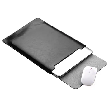 

PU Leather Laptop Bag for Macbook Air Pro Retina 11 12 13 inch Ultra-thin Notebook Case Pouch Portable Sleeve Protective Cover
