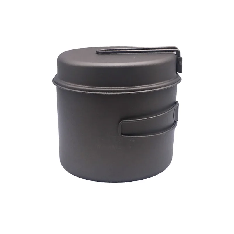 Tazas 1600 ml utensilios ultraligero de titanio olla sartén acampar al aire libre tazón de titanio Picnic