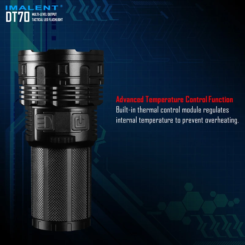 IMALENT DT70 16000 Lumens USB Rechargeable LED Tactical Flashlight (10)