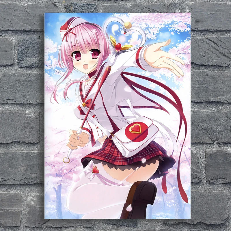 

Anime Girl Canvas Poster Manga Girls Kagamine Rin Posters School Girl Long Hair Pictures For Bedroom Wall Decor 18X24 20x28 Inch
