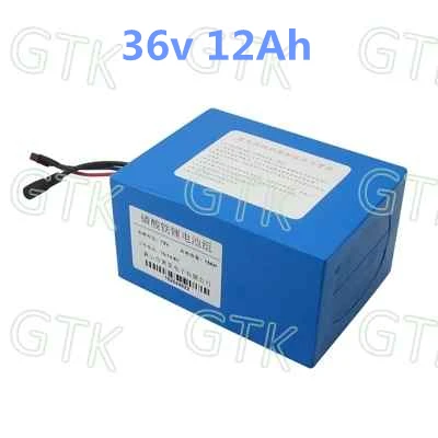 GTK 36V 12Ah Lithium Battery with 30A BMS 42V 2A charger Electric Bike battery scooter customizable | Электроника