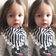 Слюнявчик для маленьких мальчиков и девочек, модные нагрудники с рисунком из мультфильма, треугольный Детский шарф для малышей, детские нагрудники для мальчиков и девочек