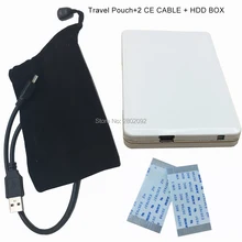 Белый USB 2,0 1,8 дюйма ZIF CE HDD Чехол 40 контактов внешний жесткий диск Корпус чехол коробка подарок CE кабель для 1,8 дюймов HDD SSD