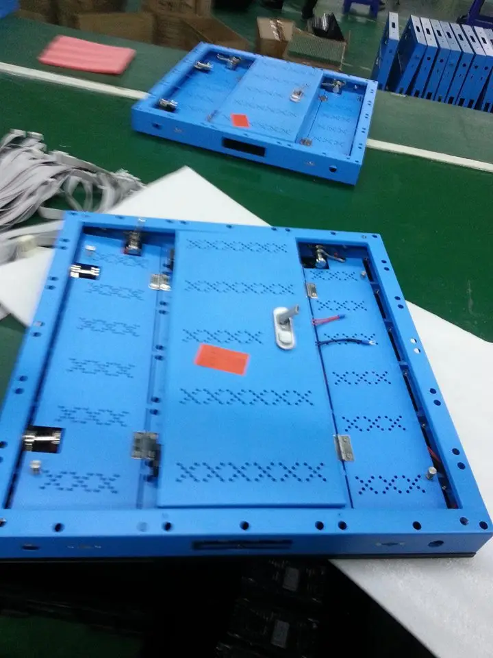 

TEEHO P3 indoor custom made color Aluminum profile cabinet slim 576mm*576mm 192x192 dots 1/32 scan rental or fixed insllation