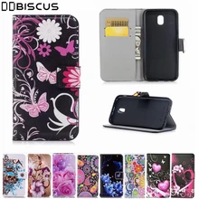 Модный кожаный флип-кошелек, мягкий силиконовый чехол для samsung Galaxy J3 Pro, чехол J330 J330F SM-J330F/DS SM-J330FN SM-J330F