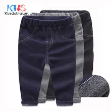 Kindstraum/очень теплые детские зимние хлопковые джинсы повседневные плотные джинсы для маленьких мальчиков и девочек качественные брюки для маленьких детей MC978