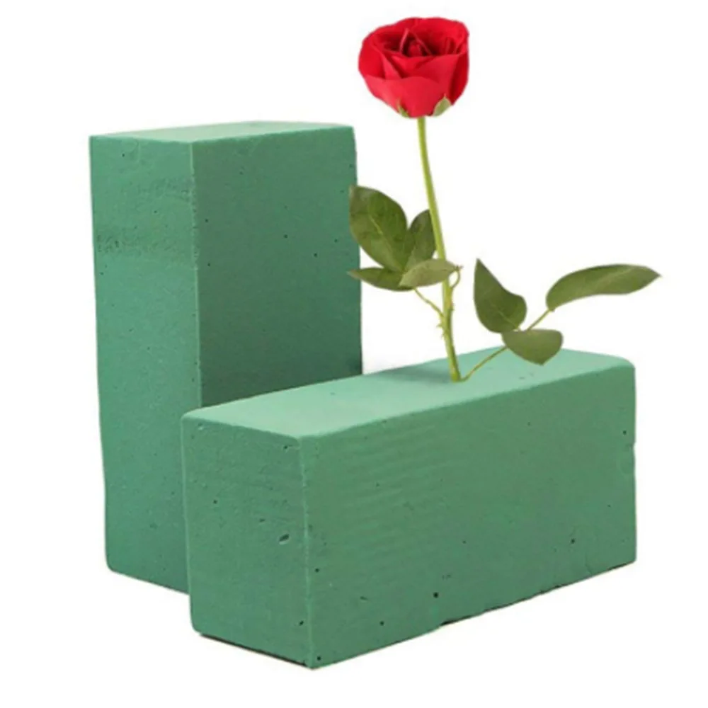 

1 PCS Wedding Flower Holder Artificial Flower floral foam Can't Absorb Flower mud Handle Bridal Floral Foam Home Decoration
