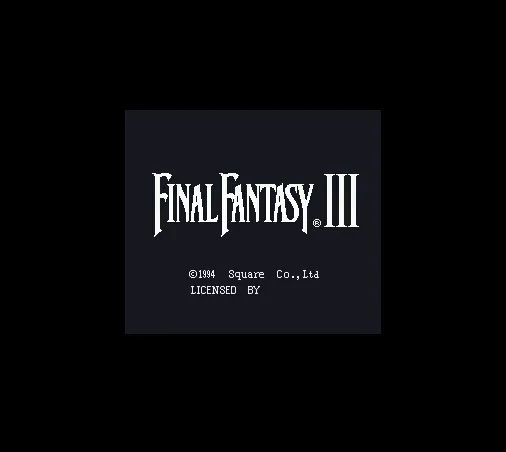 

FINAL FANTASY 3 16 bit Big Gray Game Card For NTSC Game Player Drop Shipping