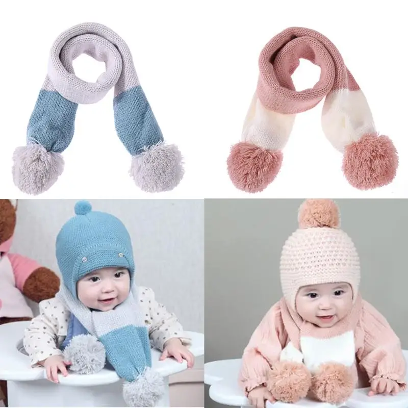 Buy Fashion Wool Knitting Baby Scarves Autumn Winter