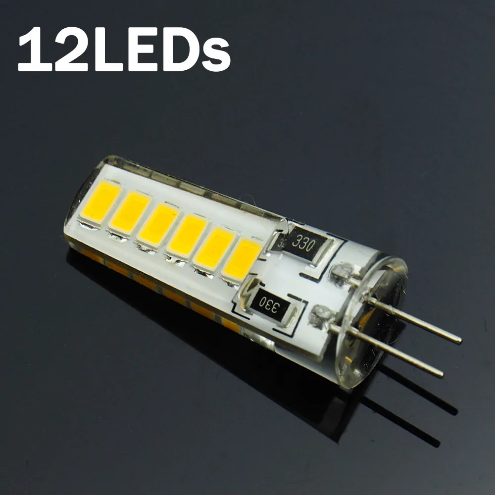 DC12V G4 SMD 5733 лампада светодиодный светильник силиконовый свет spotlightbombillas лампы для