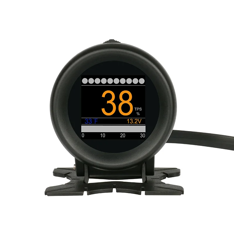 MR CARTOOL M3 Car OBD HUD OBD2 Head-Up Display  GPS Speedometer Oil Water Temp Gauge 12V OBDII Code Reader 