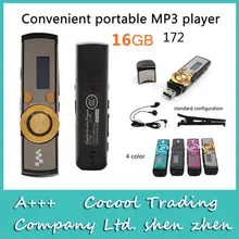 172 digitalen Bildschirm Mp3-player 16 GB, usb stick mp3-player Mit Clip + haben logo 7 Farben, FM radio + Rekord