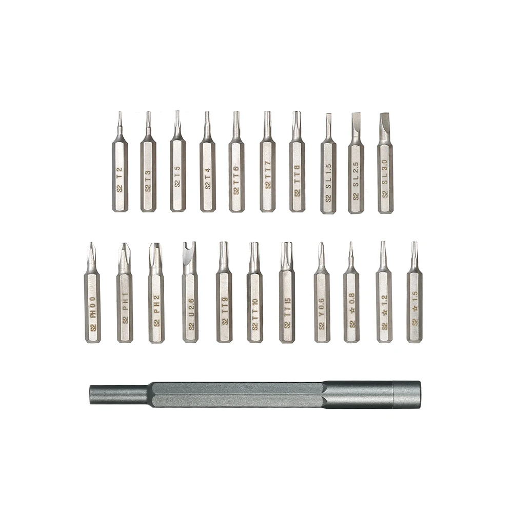 

Multi-functional Precision Telecommunication Tool Magnetic Slotted and Phillips Screwdrivers Repair Tools Kit for Cellphone