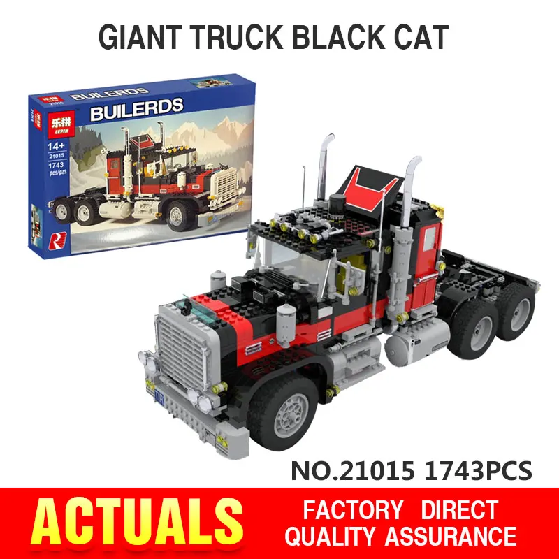 NEW Lepin 21015 1743Pcs The giant American container car Educational Building Blcoks Bricks Toys Gift Compatible with 5571