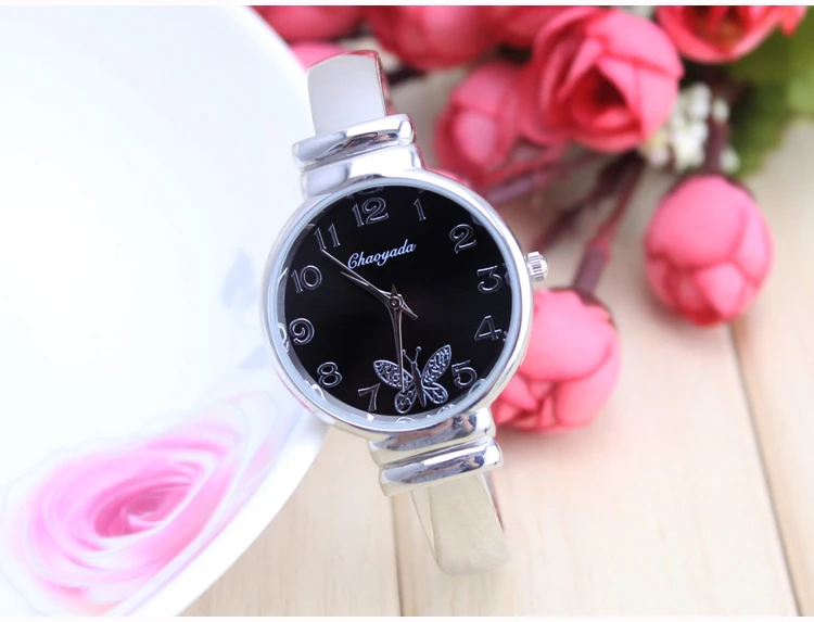 

Beautiful butterfly lady Brand Quartz Watch Women Dress Dial Bracelet Watch Casual Women's Watches kids Wristwatch