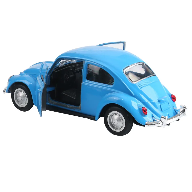  High simulation Retro Classic Volkswagen Beetle 1:36 alloy car models metal diecasts Pull back Toy 