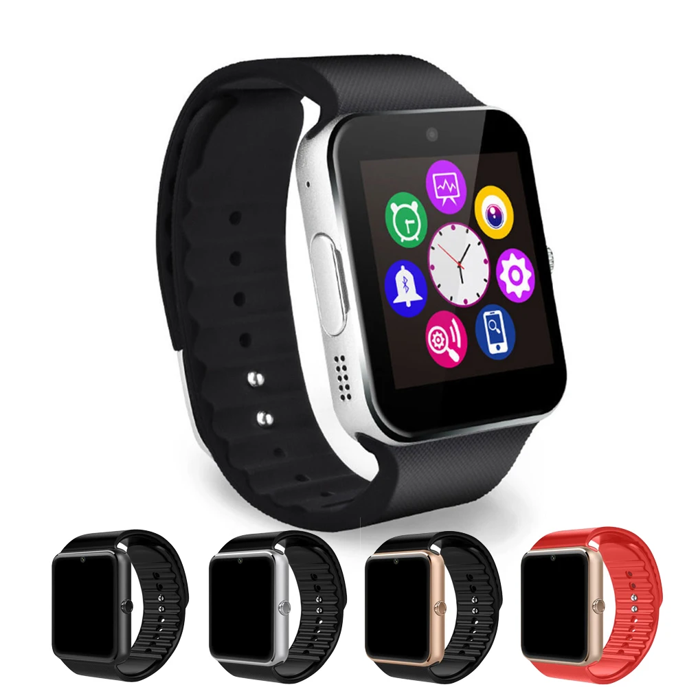

Smart Watch GT08 Plus Metal Strap Bluetooth Wrist Smartwatch Support Sim TF Card Android&IOS Watch Multi-languages PK Q18 S8 Z60