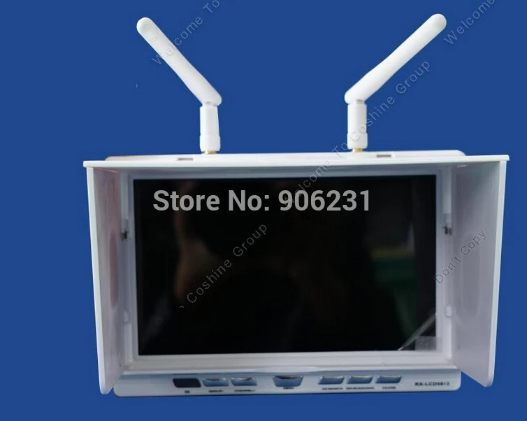 

Free shipping!7" RX-LCD5812 32CH RC FPV HDMI IN HD 1026*600 5.8Ghz Diversity Receiver Monitor
